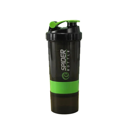 Large capacity shaking bottle for sports (GREEN)