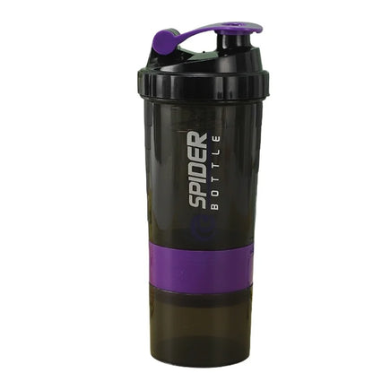 Large capacity shaking bottle for sports (PURPLE)